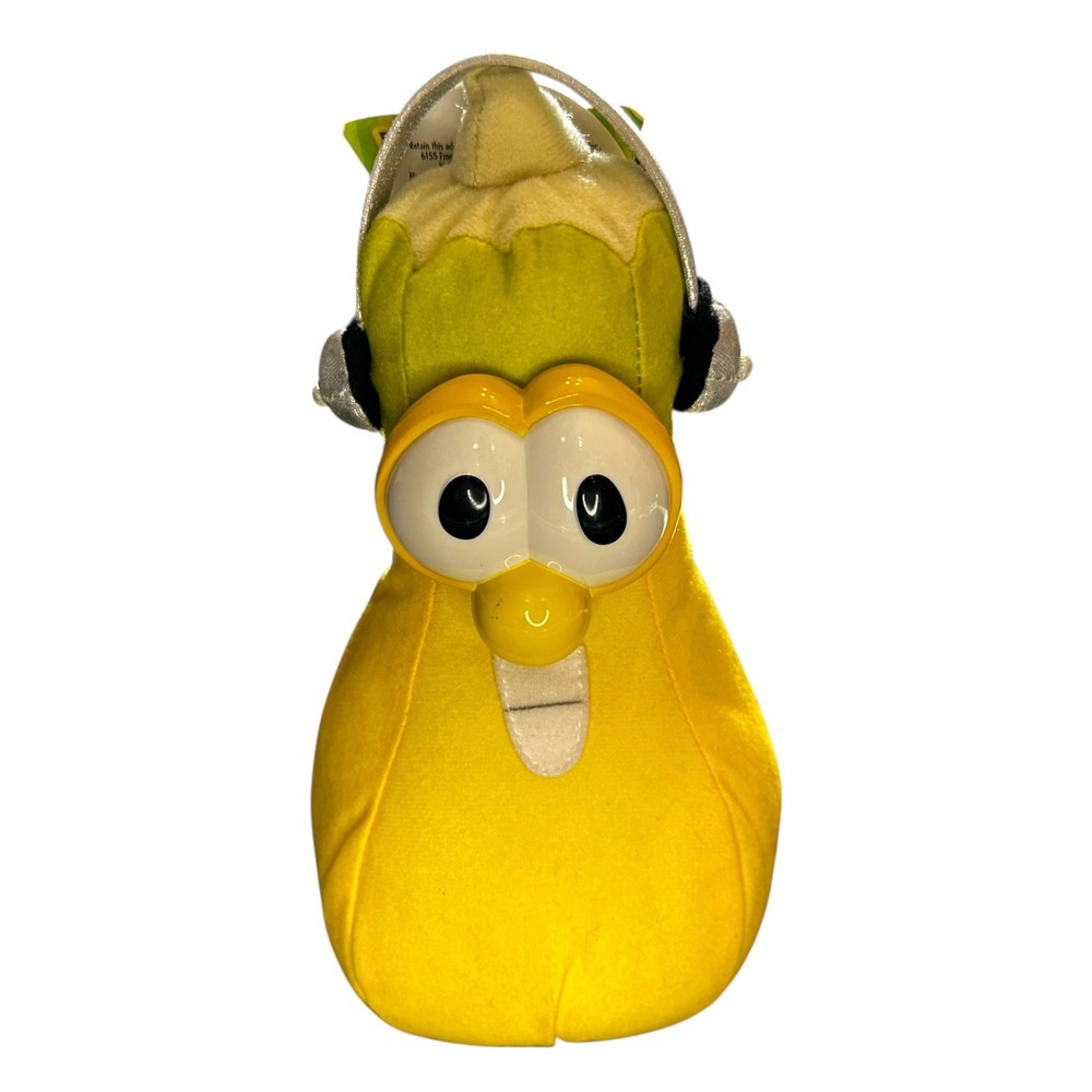 Veggie Tales Jerry Gourd Plush Stuffed Toy Fisher Price‎ RARE VTG 2000 No Sound